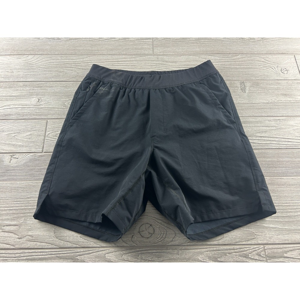Public Rec Shorts Mens 32 Black Flex Active Gym Stretch Running 9.5" Athleisure